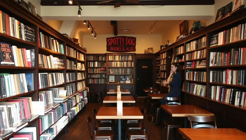 Image of The Spotty Dog Books & Ale interior