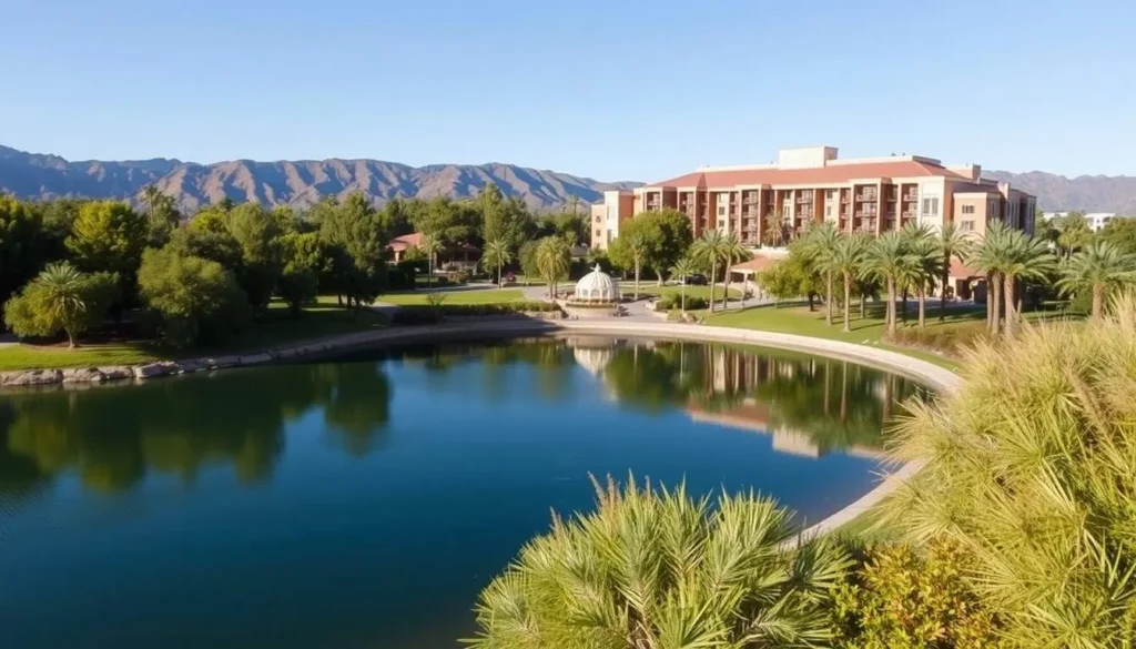 Image of The Westin Lake Las Vegas Resort & Spa with a serene lake view