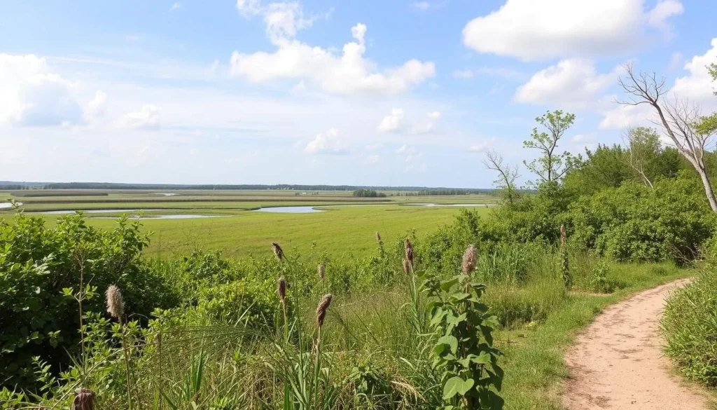 Image of Tobico Marsh trails in Bay City State Park