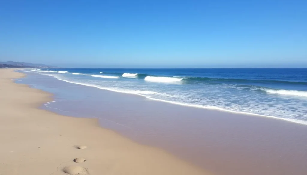 Image of Torrance State Beach with soft sand and gentle waves