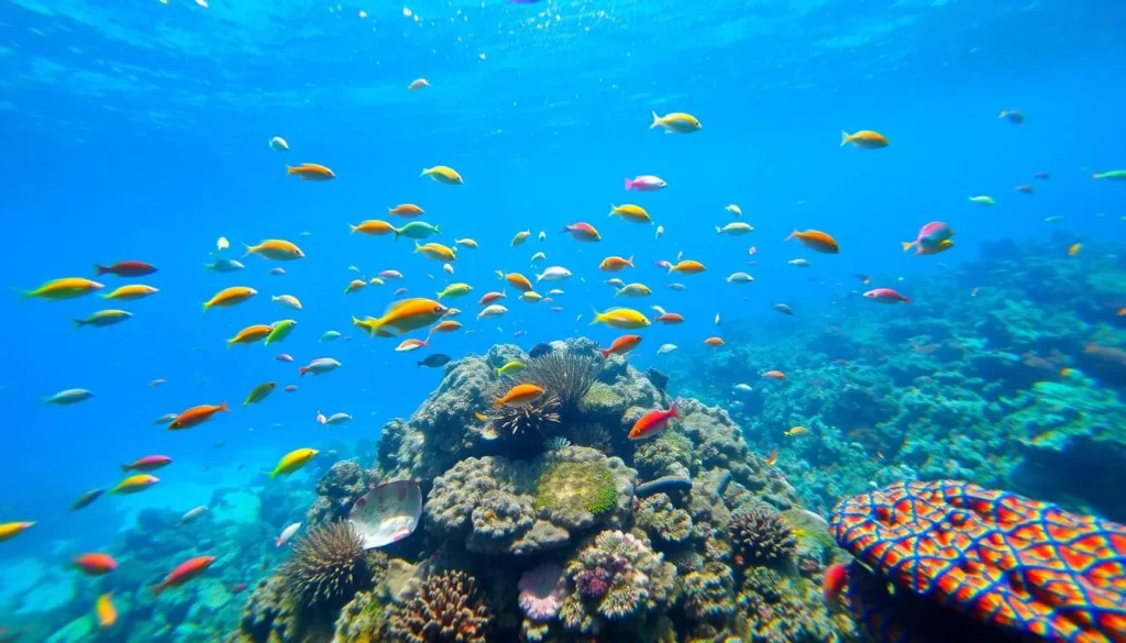 Image of Tortola's clear waters and vibrant marine life