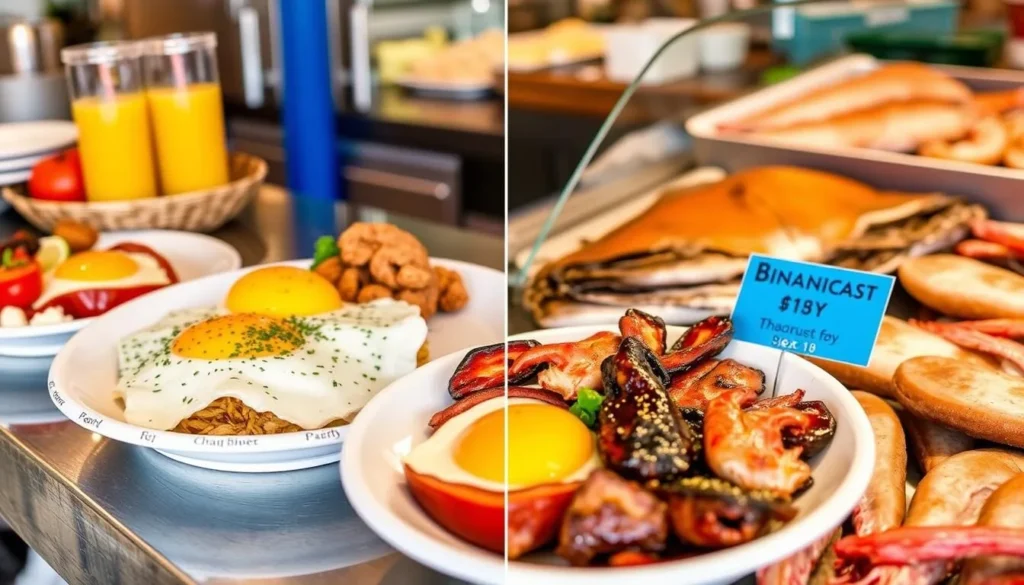Image of Triangle Seafood Market's breakfast dishes or their seafood display