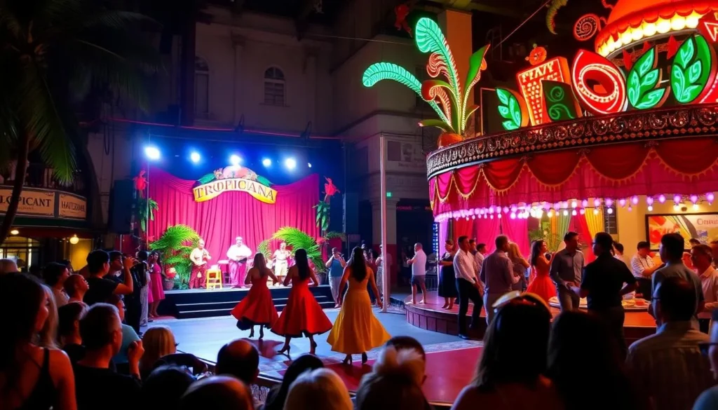 Image of Tropicana show in Havana