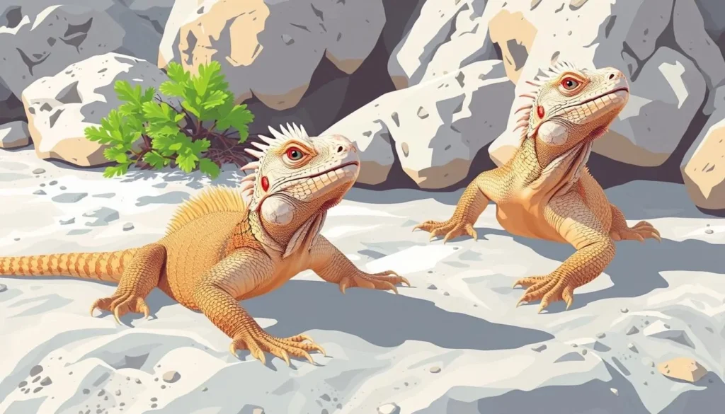 Image of Turks and Caicos Rock Iguanas on Little Ambergris Cay