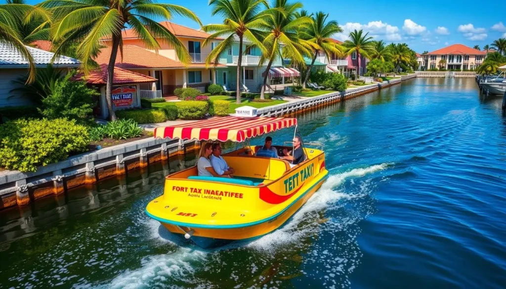 Image of Water Taxi in Fort Lauderdale Image of Water Taxi in Fort Lauderdale