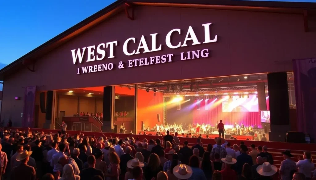 Image of West Cal Arena & Event Center with a rodeo or concert event