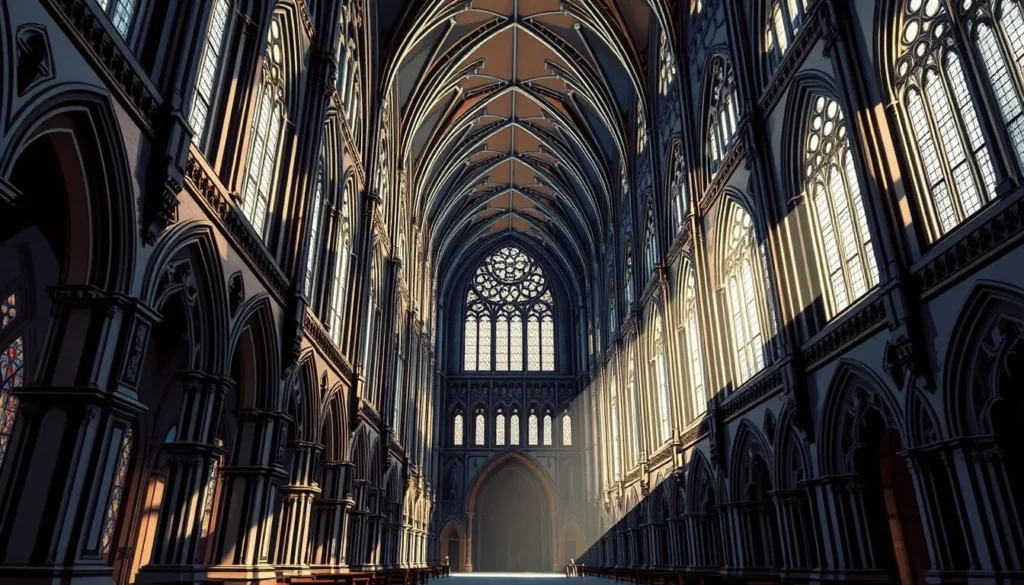 Image of Westminster Abbey's interior, showcasing its stunning architecture and historical significance