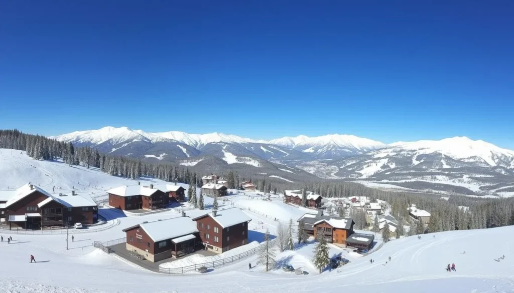 Image of Whistler mountain resort during winter