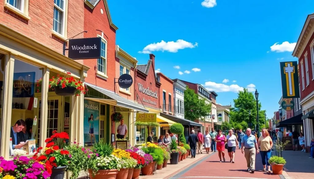 Image of Woodstock's Main Street