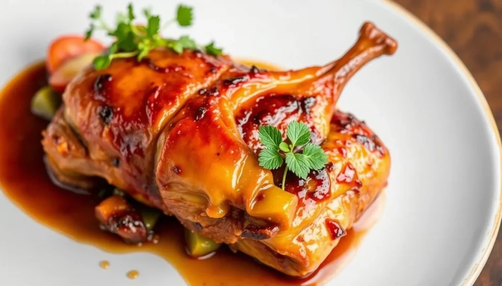 Image of Yi by Jereme Leung's golden roast duck dish