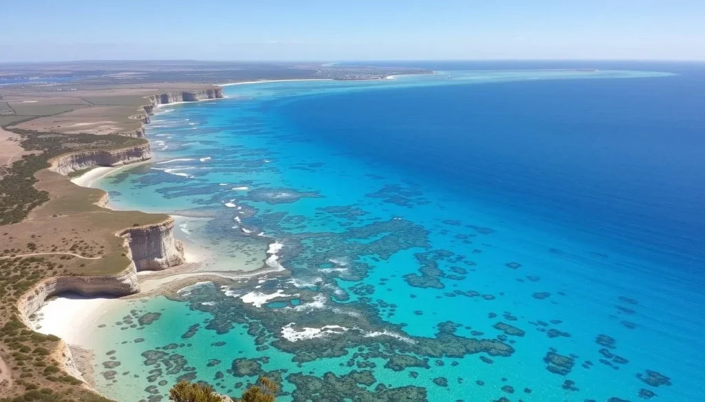 Image of Yorke Peninsula coastline with crystal-clear waters and scenic views