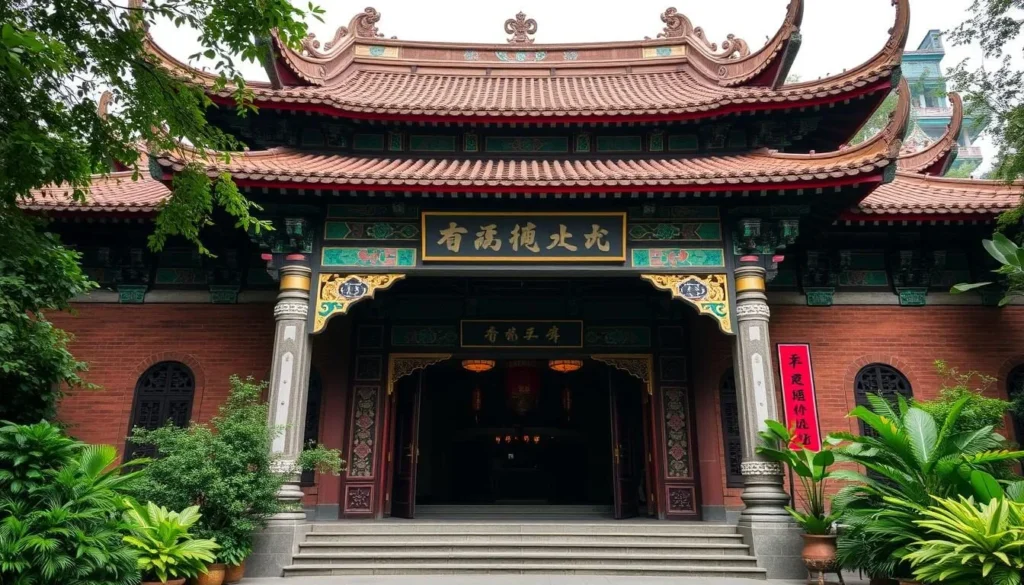 Image of Yuantong Temple's grand entrance