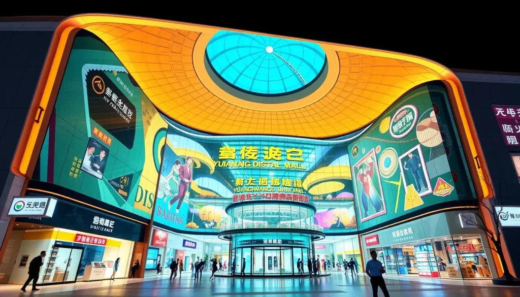 Image of Yuanwang Digital Mall, a key shopping location in Huaqiangbei