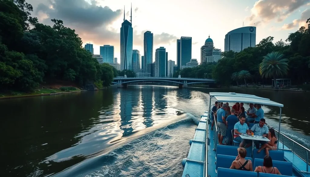 Image of a Brisbane River cruise