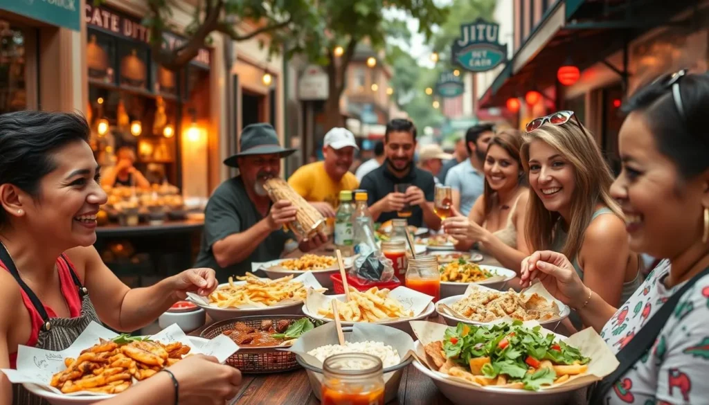 Image of a Cajun food tour in Lafayette, Louisiana, showcasing local cuisine