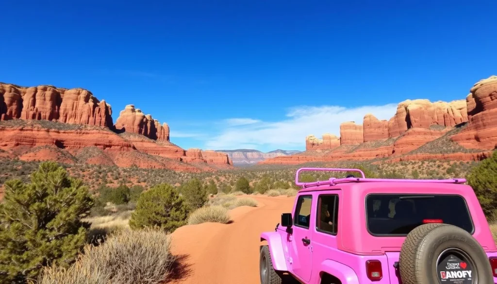 Image of a Pink Jeep Tour in Sedona