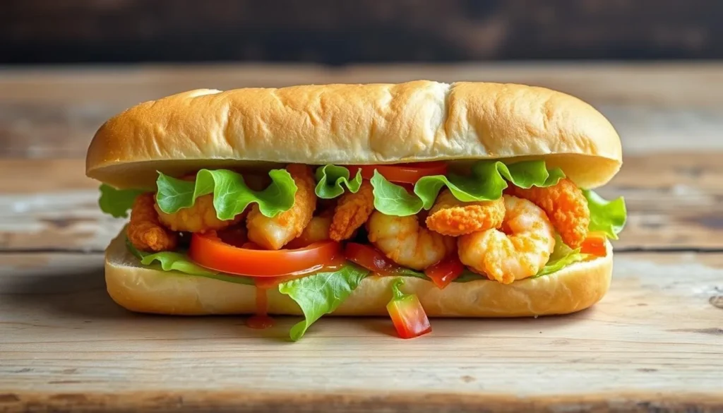 Image of a Po-Boy sandwich