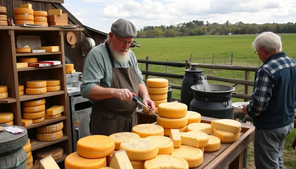 Image of a Wisconsin cheese tour with a master cheesemaker