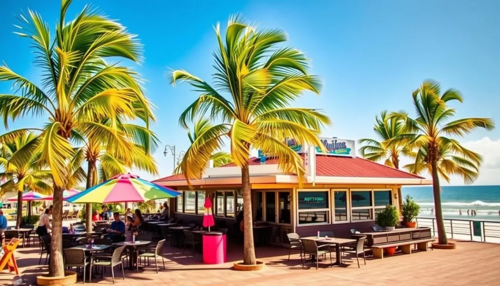 Image of a beachfront restaurant in Daytona Beach