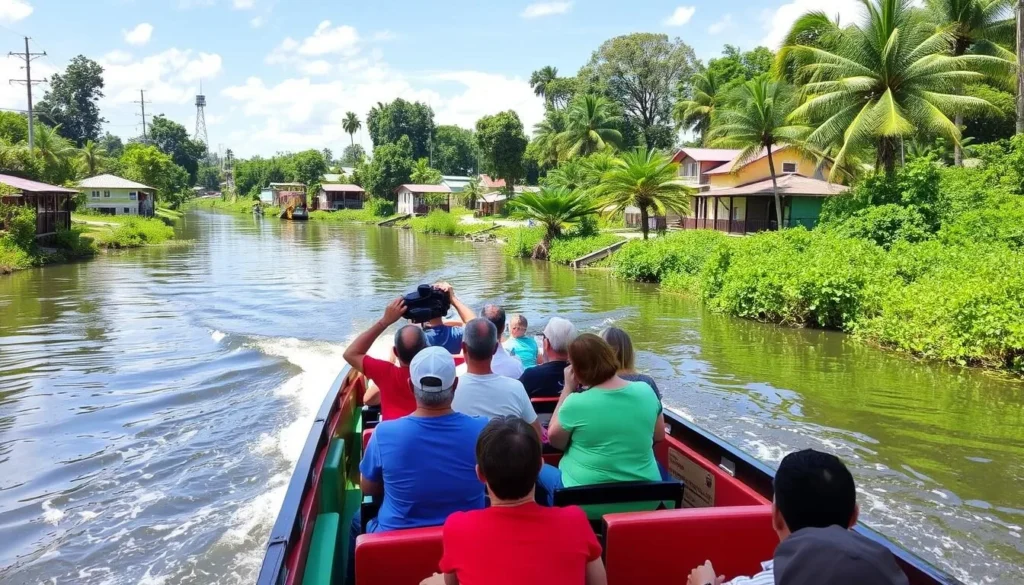 Image of a boat tour in Tigre Delta