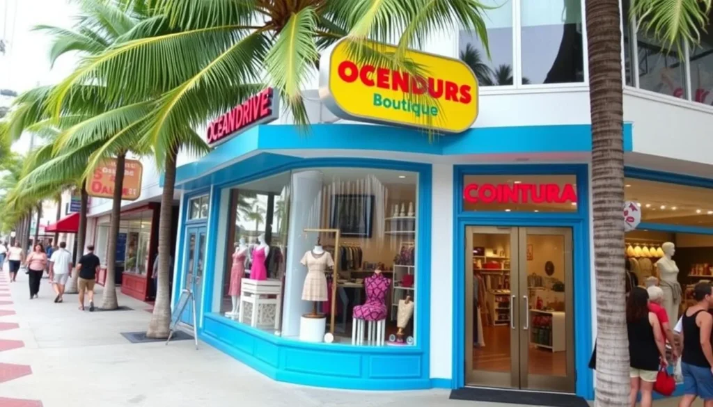 Image of a boutique store on Ocean Drive