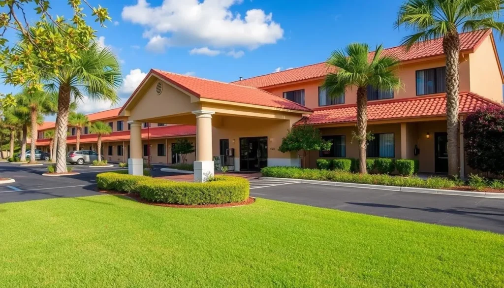 Image of a budget-friendly hotel in Kissimmee, Florida