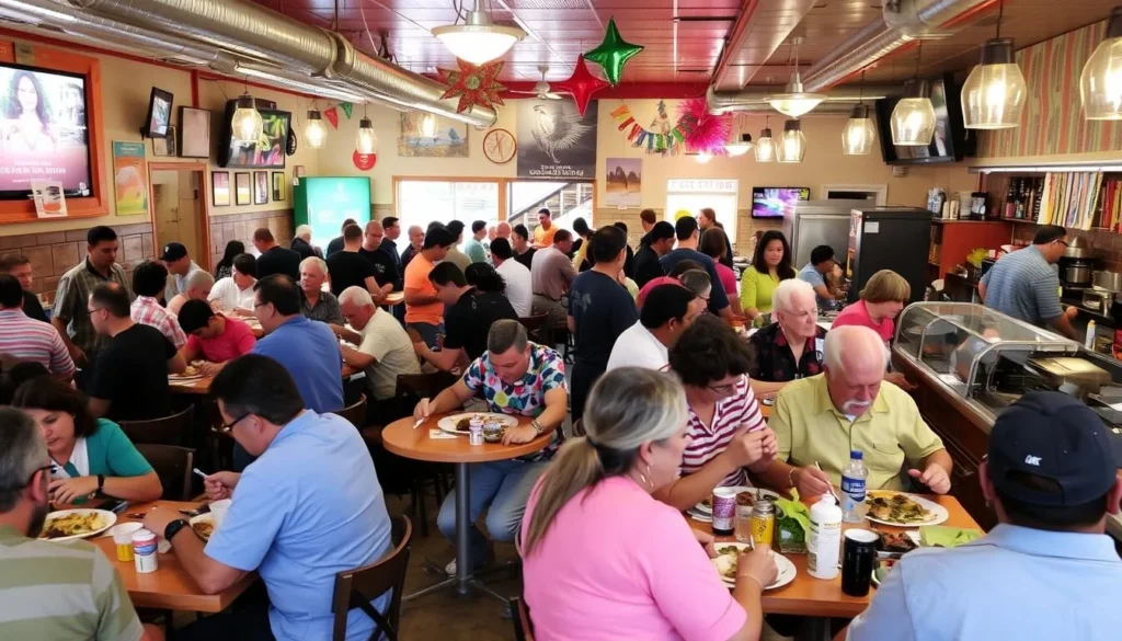 Image of a bustling local restaurant in Terre Haute Image of a bustling local restaurant in Terre Haute