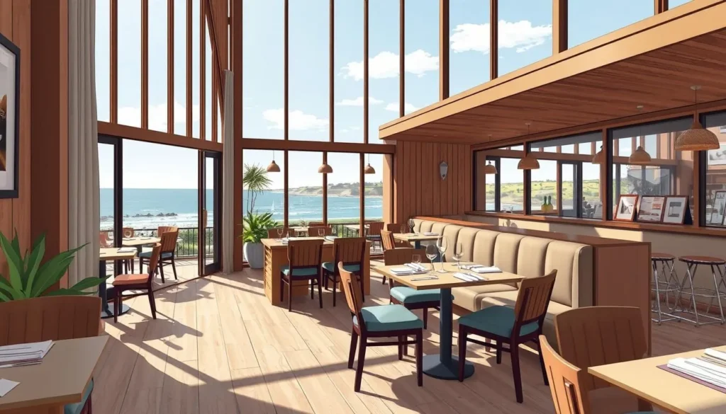 Image of a casual dining setting in Inverloch