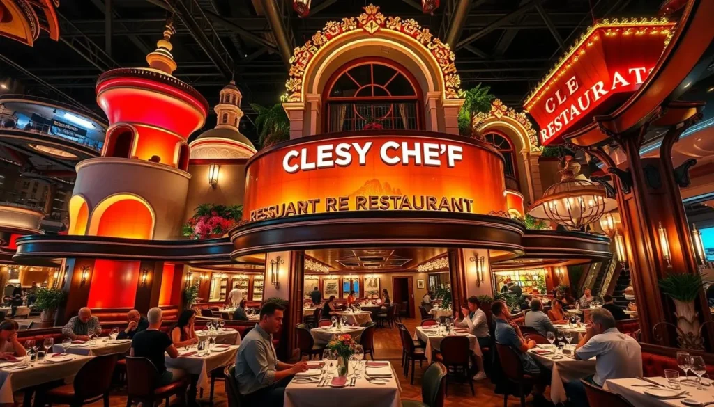 Image of a celebrity chef restaurant in Las Vegas
