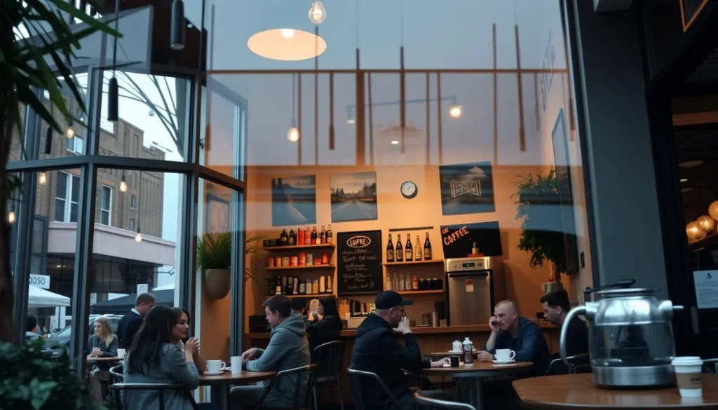 Image of a coffee shop in Seattle