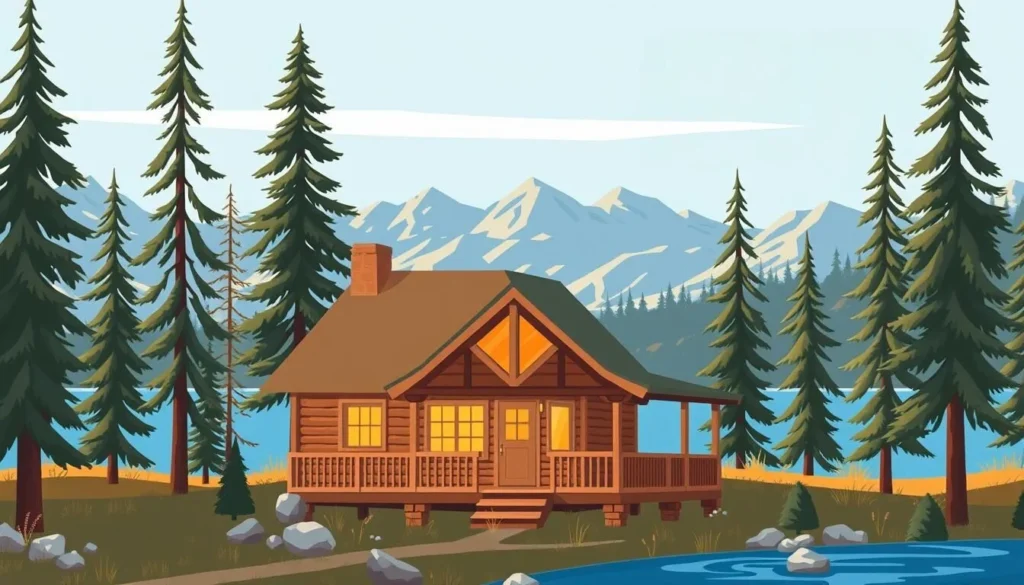 Image of a cozy cabin in Mammoth Lakes Image of a cozy cabin in Mammoth Lakes