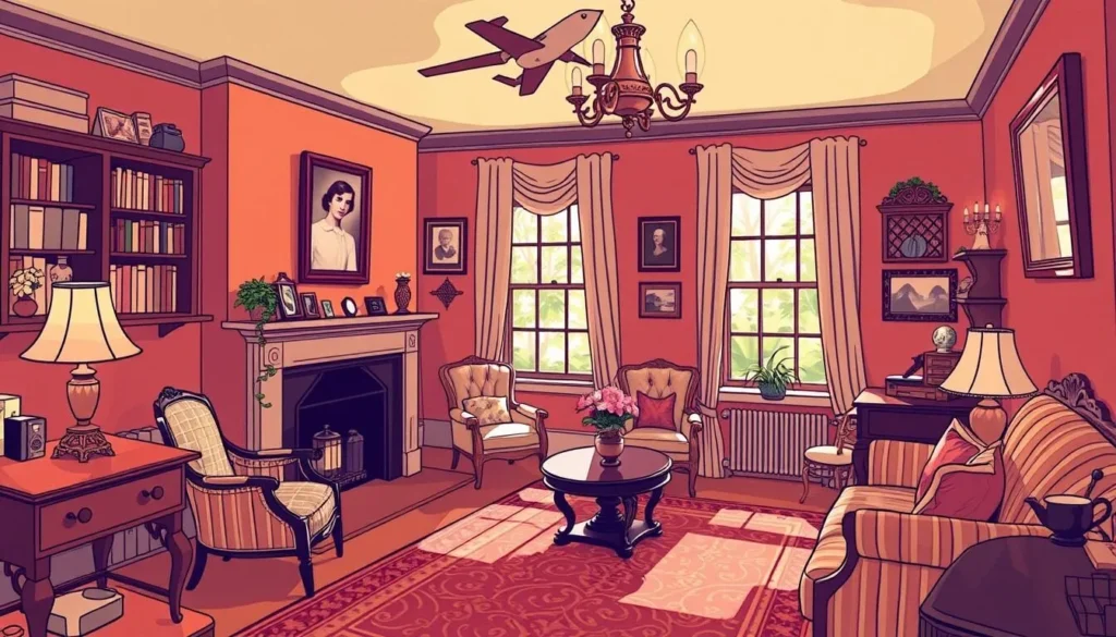 Image of a cozy room in the MacPherson House, a historic bed and breakfast in Fayetteville.