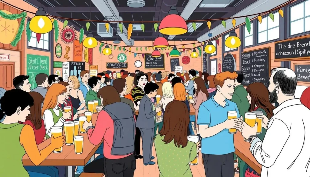 Image of a craft beer tasting experience in Riga's Beer District