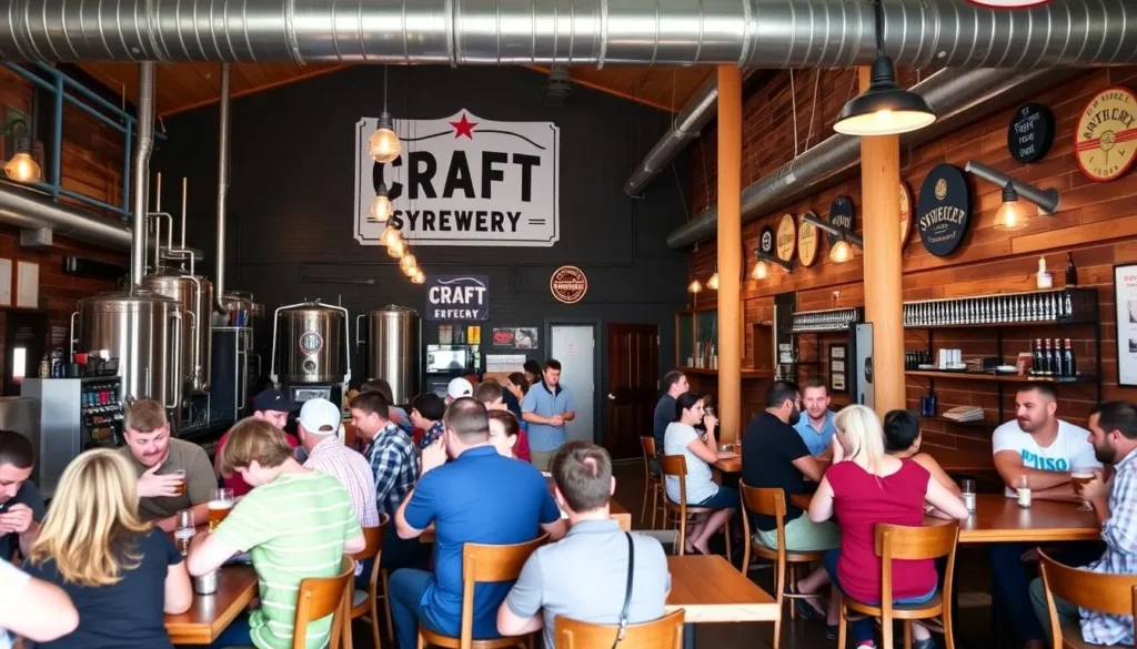 Image of a craft brewery in Syracuse with a taproom