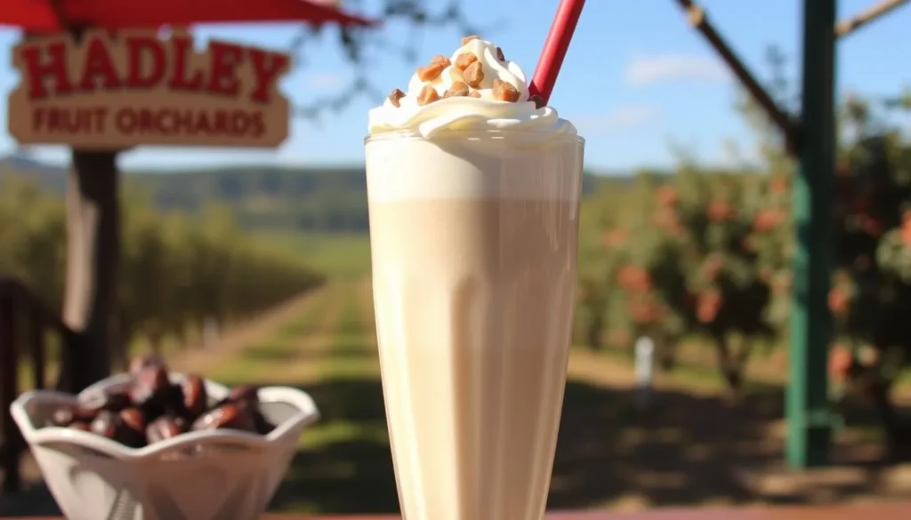 Image of a date shake from Hadley Fruit Orchards