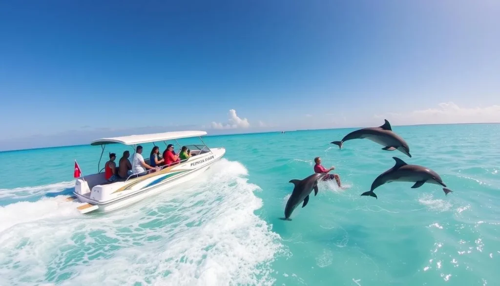 Image of a dolphin tour boat in Cocoa Beach