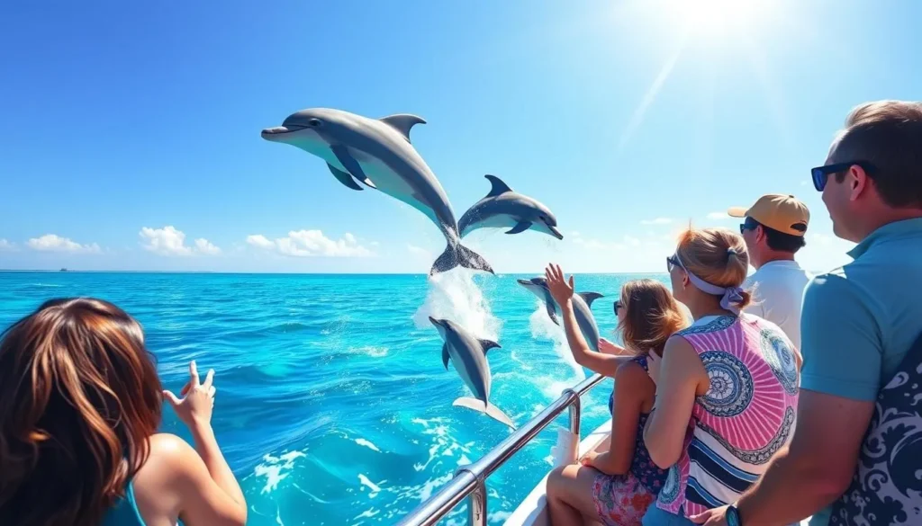 Image of a dolphin-watching tour in Naples, Florida