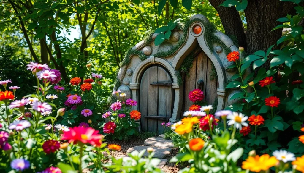 Image of a fairy door in Ann Arbor Image of a fairy door in Ann Arbor