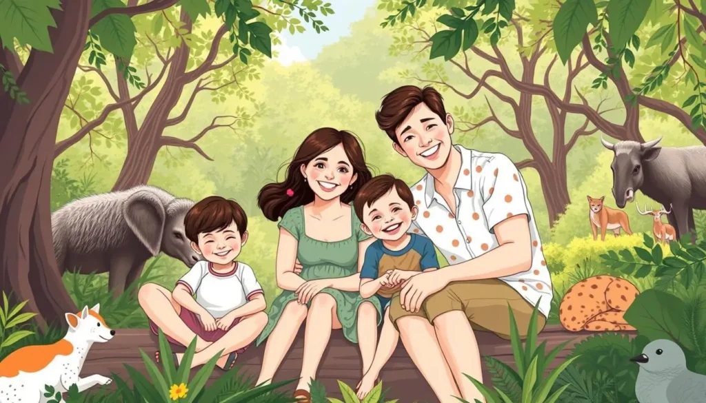 Image of a family enjoying a day out at Healesville Sanctuary