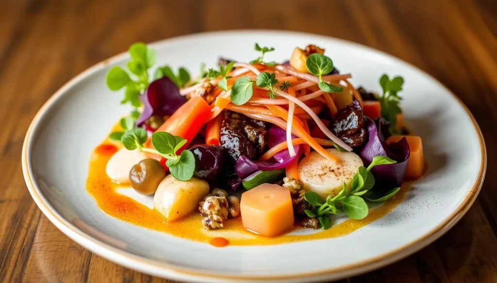 Image of a farm-to-table dish at The Lark