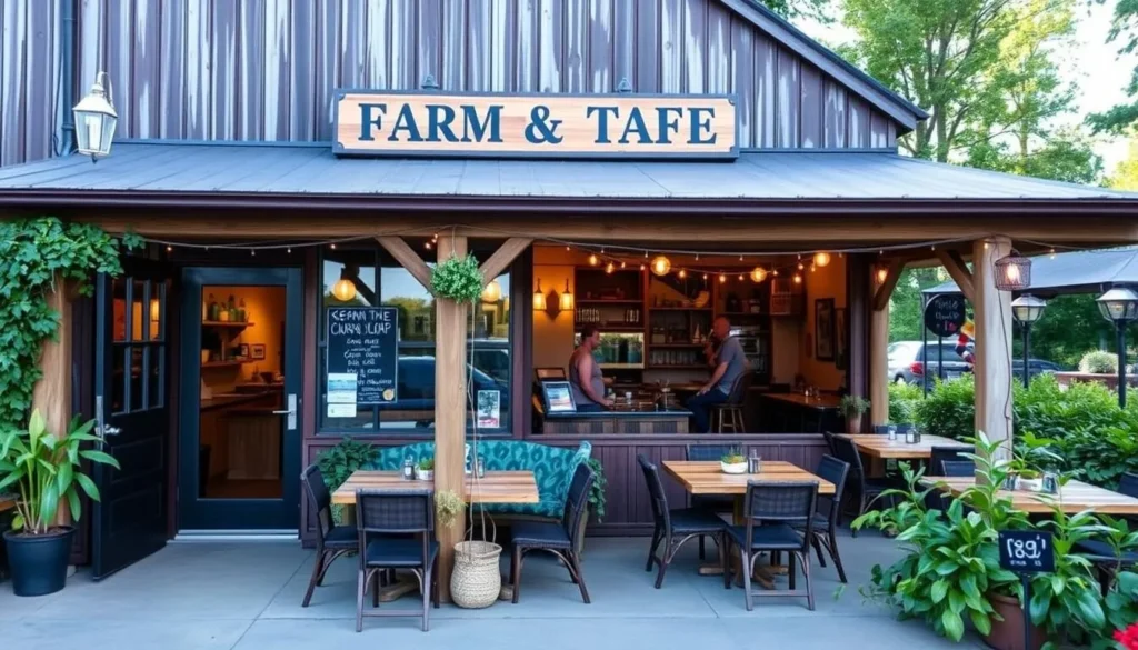Image of a farm-to-table restaurant in Kingston