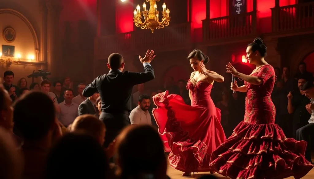 Image of a flamenco show in Barcelona