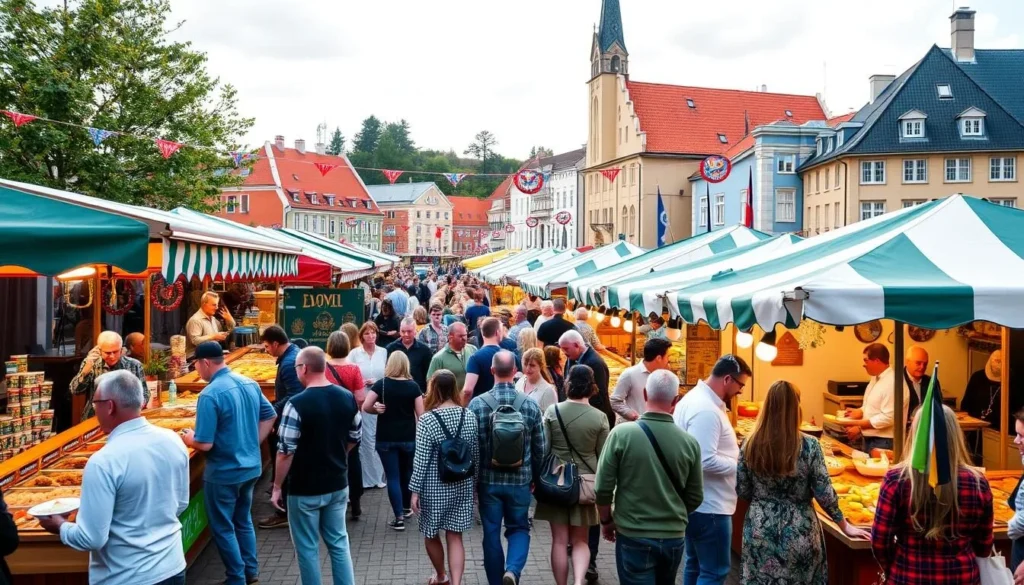 Image of a food festival in Estonia