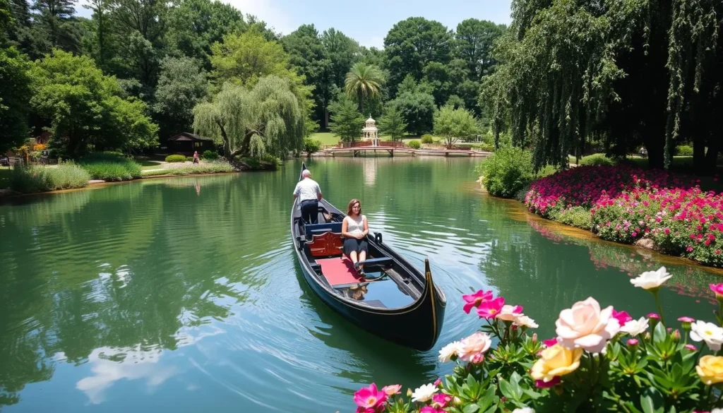 Image of a gondola ride on Lake Carolyn
