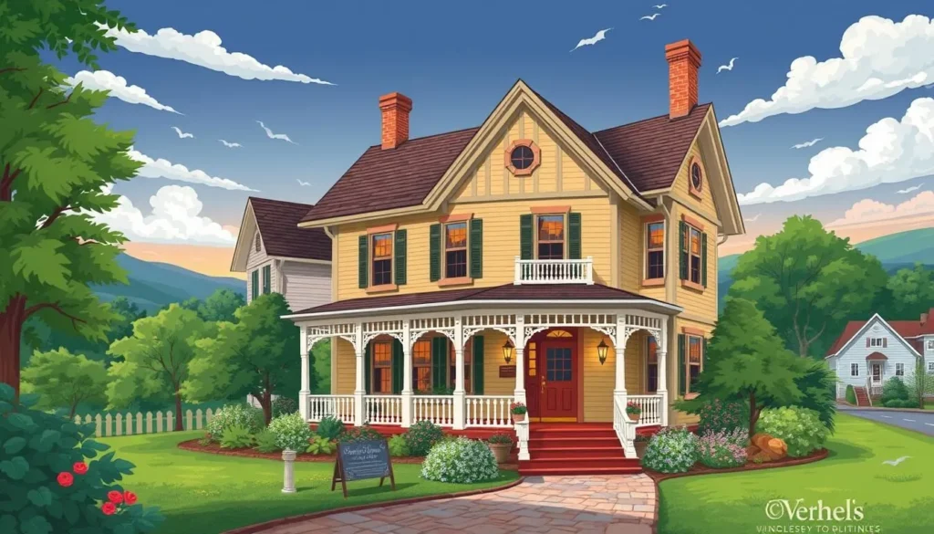 Image of a historic bed and breakfast in Ithaca