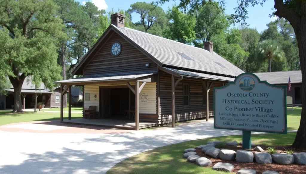 Image of a historic building at Osceola County Historical Society & Pioneer Village