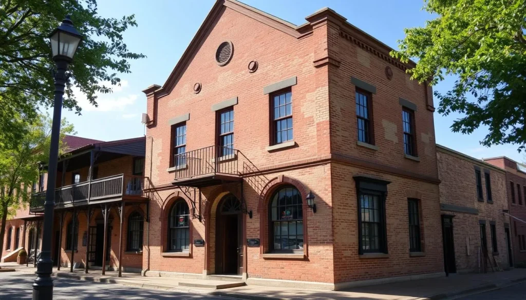 Image of a historic building in the Stockade District