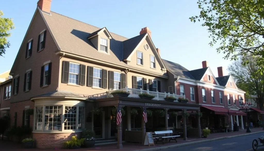 Image of a historic inn in downtown Newburyport