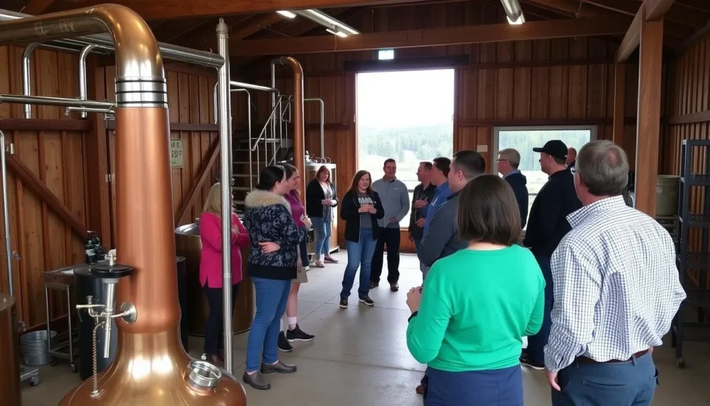 Image of a local distillery tour