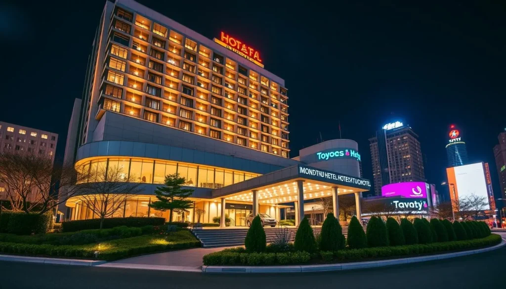 Image of a luxurious hotel in Minato-ku, Tokyo